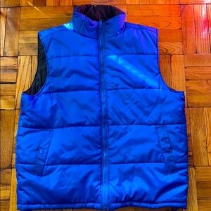 Cargo blue vest with pockets size: L